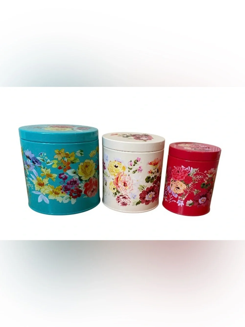 Pioneer Woman Garden Meadow Canister Set of 3